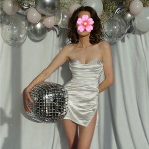 Wore once! Downsizing my closet. Dress was imported from Los Angeles.